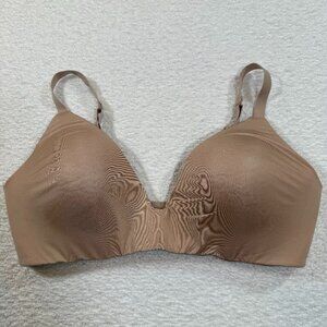 SKIMS womens Wireless Form Lightly Lined Bra- tan size 40c